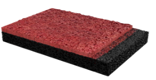 Recycled Rubber Base + EPDM Full PUR System