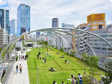 Tokyo (Japan) Rooftop Leisure Area